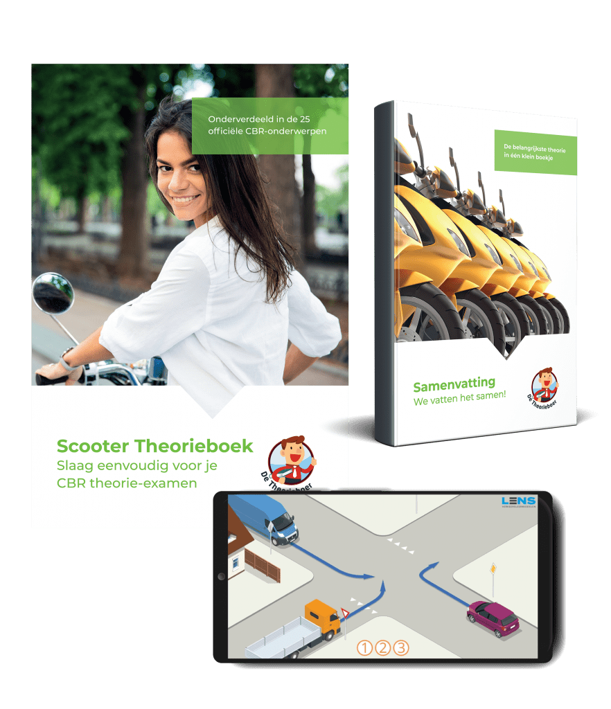 Scootertheorieboek Bromfiets Theorieboek Rijbewijs Am Met